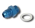991942 - 9/16-24 TO -6 AN ALUMINUM ADAPTER SINGLE HOLLEY