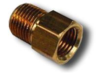 3/8-24 IF FEMALE TO 1/8 in. NPT MALE  STRAIGHT BRASS FITTING