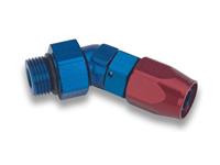 -6 AN TO -6 SWIVEL 45 DEGREE HOSE END