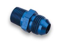 -6 AN TO 1/8 NPT STRAIGHT ALUMINUM ADAPTER FITTING