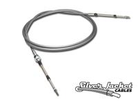 84 in. / 7 ft. ULTIMATE SILVER JACKET BULKHEAD / CLIP COMBO PUSH-PULL CABLE