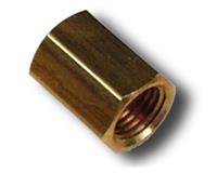 890 - 3/8-34 IF FEMALE TO 3/8-24 IF FEMALE STRAIGHT BRASS FITTING