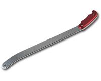 C42-514 - 18 in. CONTROL / BRAKE LEVER WITH RED GRIPS, 1/4" THICK
