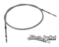 C93-096 - 96 in. / 8 ft. ULTIMATE SILVER JACKET CLIP TYPE PUSH-PULL CABLE