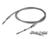 C95-096 - 96 in. / 8 ft. ULTIMATE SILVER JACKET BULKHEAD PUSH-PULL CABLE