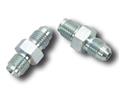 591941 - (2) 7/16-20 IF TO - 4 AN MALE STEEL ADAPTER FITTING