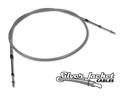 C93-066 - 66 in. / 5.5 ft. ULTIMATE SILVER JACKET CLIP TYPE PUSH-PULL CABLE