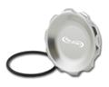 C74-783-LB - 4-1/4 in. SILVER FILL CAP WITH LANYARD BOSS & O-RING