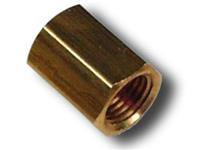 3/8-34 IF FEMALE TO 3/8-24 IF FEMALE STRAIGHT BRASS FITTING