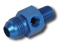 -8 AN TO 1/4 NPT GAUGE ADAPTER FITTING