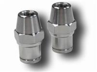 (2) HEX TUBE ADAPTER 3/8-24 LH FITS 3/4 X 0.058 TUBE
