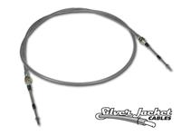 132 in. / 11 ft. ULTIMATE SILVER JACKET CLIP TYPE PUSH-PULL CABLE