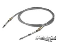 72 in. / 6 ft. ULTIMATE SILVER JACKET BULKHEAD PUSH-PULL CABLE