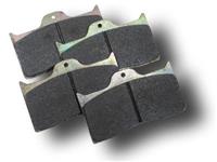 (4) POLYMATRIX BRAKE PADS FOR DLII CALIPER, OLD STYLE USES COTTER PIN