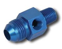 100197 - -8 AN TO 1/4 NPT GAUGE ADAPTER FITTING