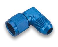 921108 - -8 AN FEMALE SWIVELTO MALE 90 DEGREE ALUMINUM ADAPTER