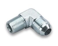 962204 - 1/8 NPT TO -4 AN STEEL 90 DEGREE ADAPTER FITTING