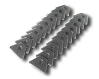 C73-112-20 - (20) MILD STEEL FLAT TABS