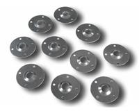 C73-536-10 - (10) DOUBLER PLATES ROUND ALUMINUM