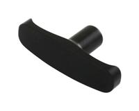 C73-405 - BLACK ALUMINUM ERGO T HANDLE 1/4-20 NC THREAD